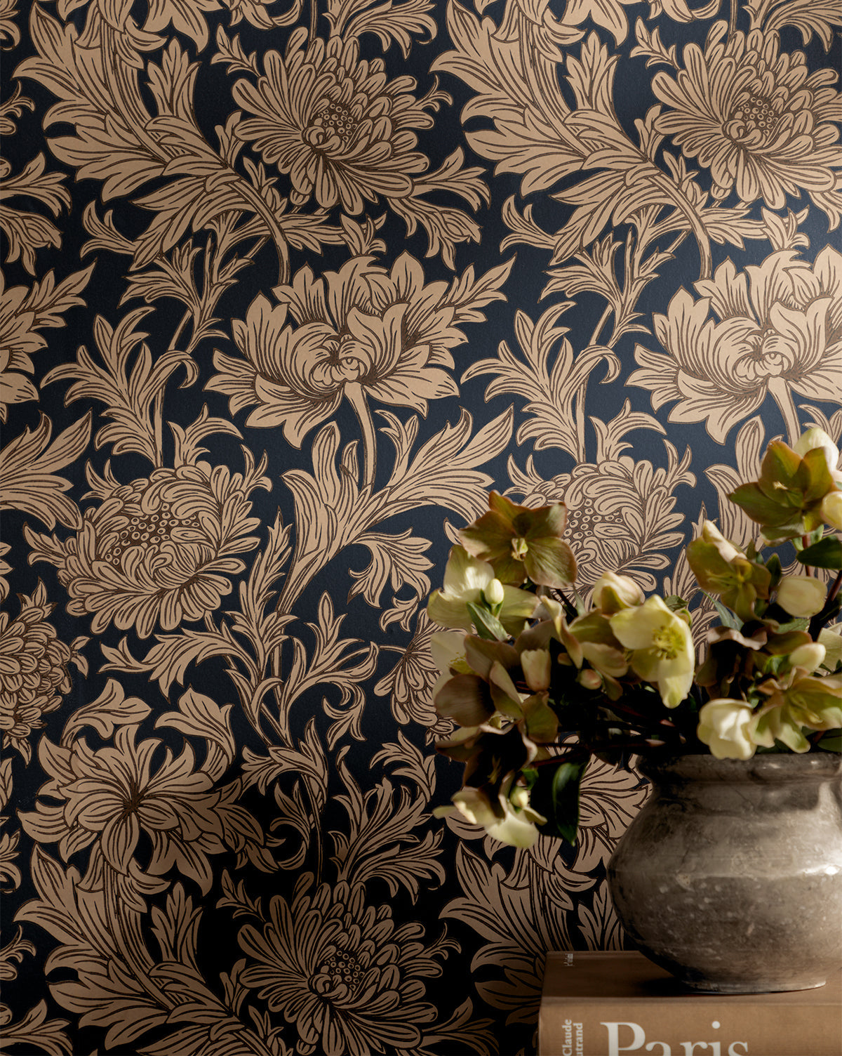 McGee & Co - Morris & Co. x McGee & Co. Chrysanthemum Wallpaper