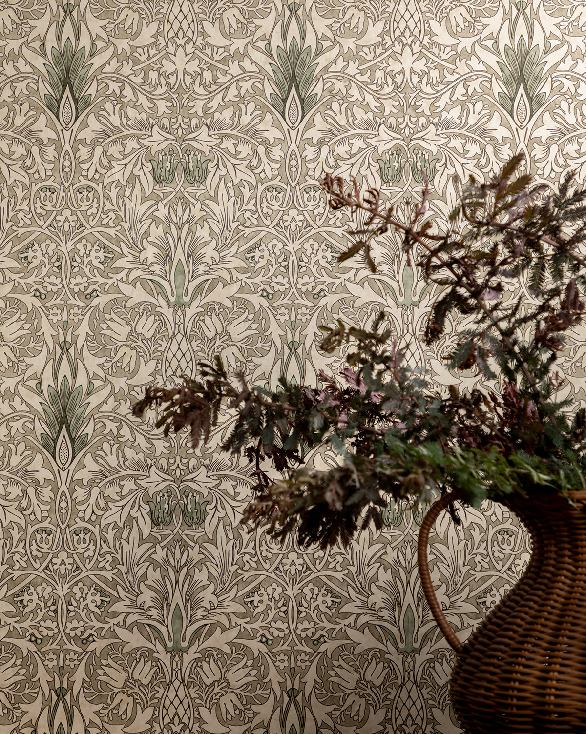 McGee & Co - Morris & Co. x McGee & Co. Snakeshead Wallpaper