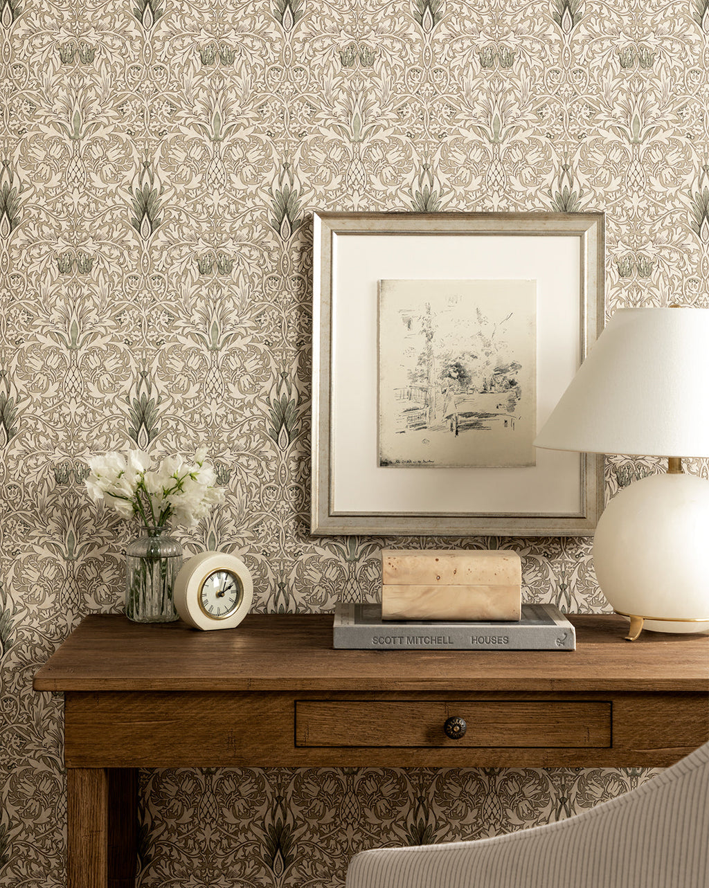 McGee & Co - Morris & Co. x McGee & Co. Snakeshead Wallpaper