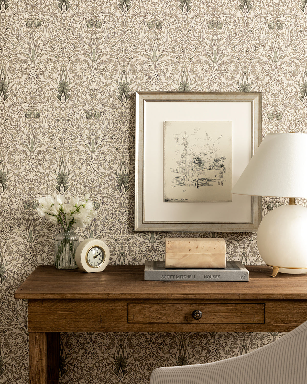 McGee & Co - Morris & Co. x McGee & Co. Snakeshead Wallpaper
