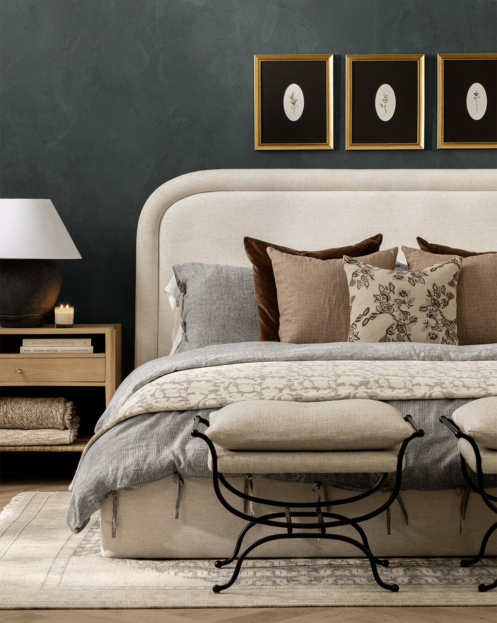 McGee & Co - Floral Matelasse Coverlet
