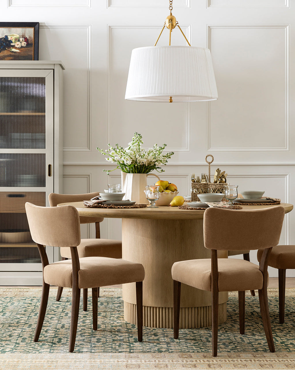 McGee & Co - Gilroy Round Oak Dining Table