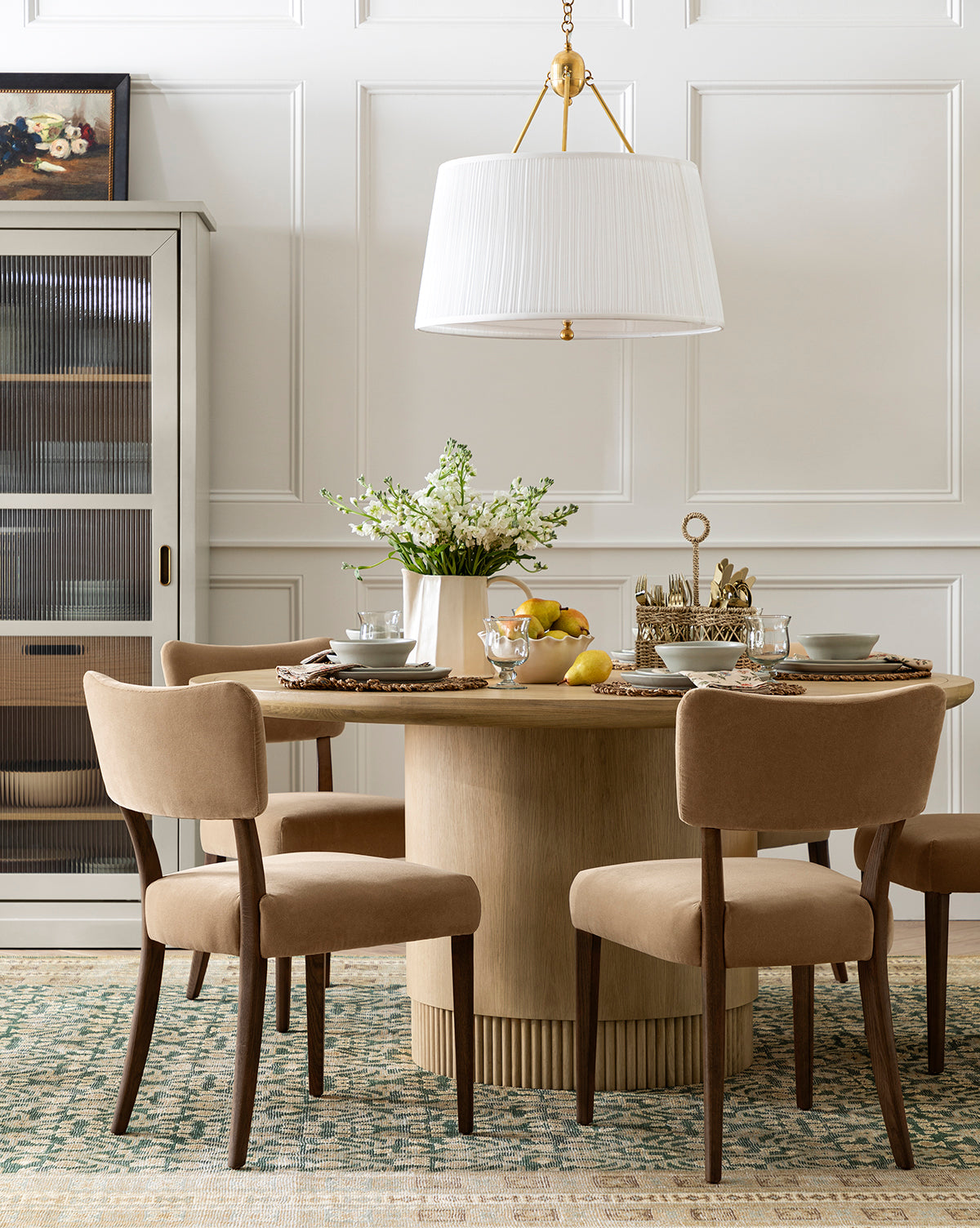 McGee & Co - Gilroy Round Oak Dining Table