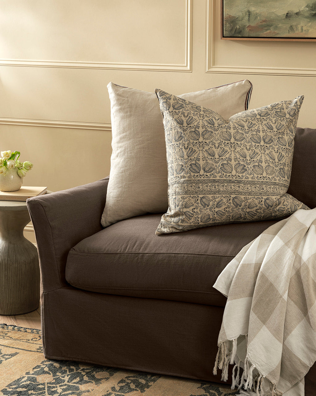McGee & Co - Danny Floral Print Pillow Cover