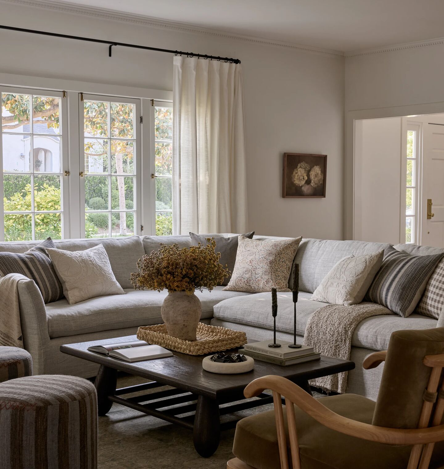 Amber Interiors - Hydrangeas Framed Print
