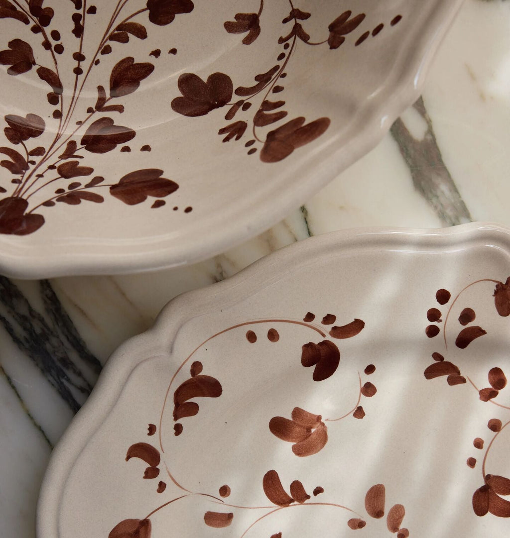 Amber Interiors - Floral Serving Bowl