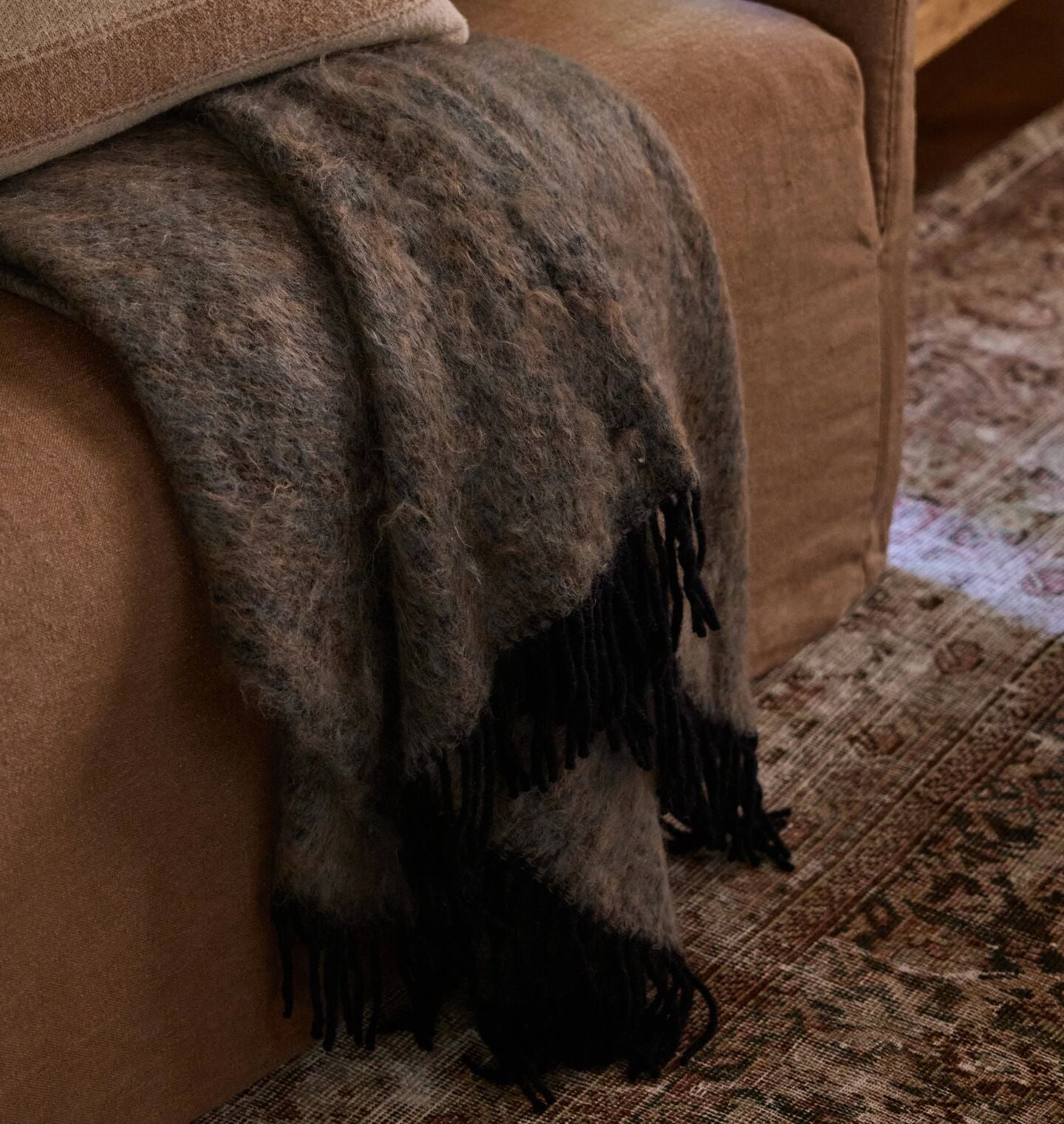 Amber Interiors - Solana Mohair Throw Blanket