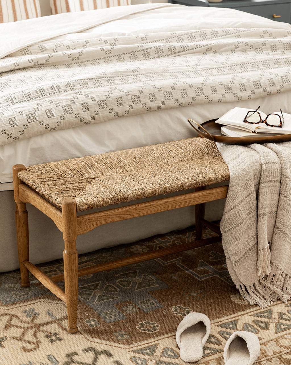 McGee & Co - Phipps Woven Bench