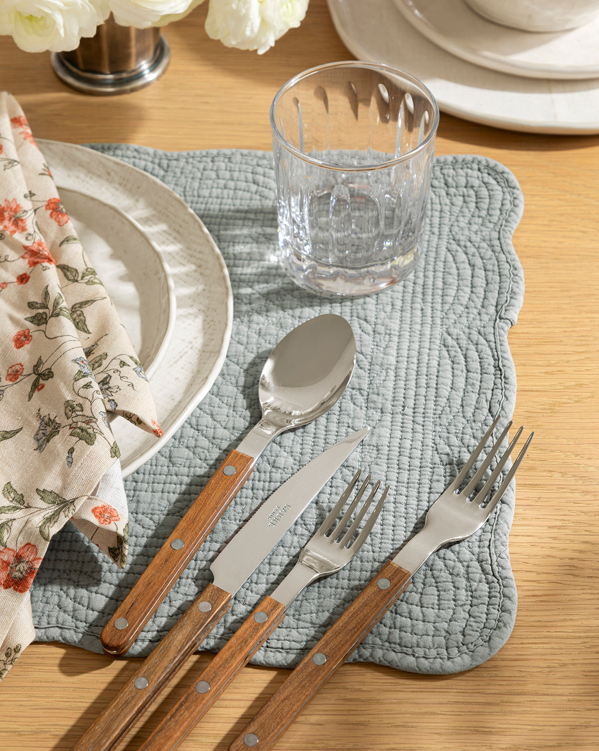 McGee & Co - Bistrot Teak Flatware by Sabre