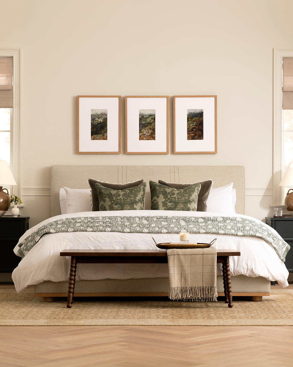 McGee & Co - Taylor Pleated Bed (Ready to Ship)