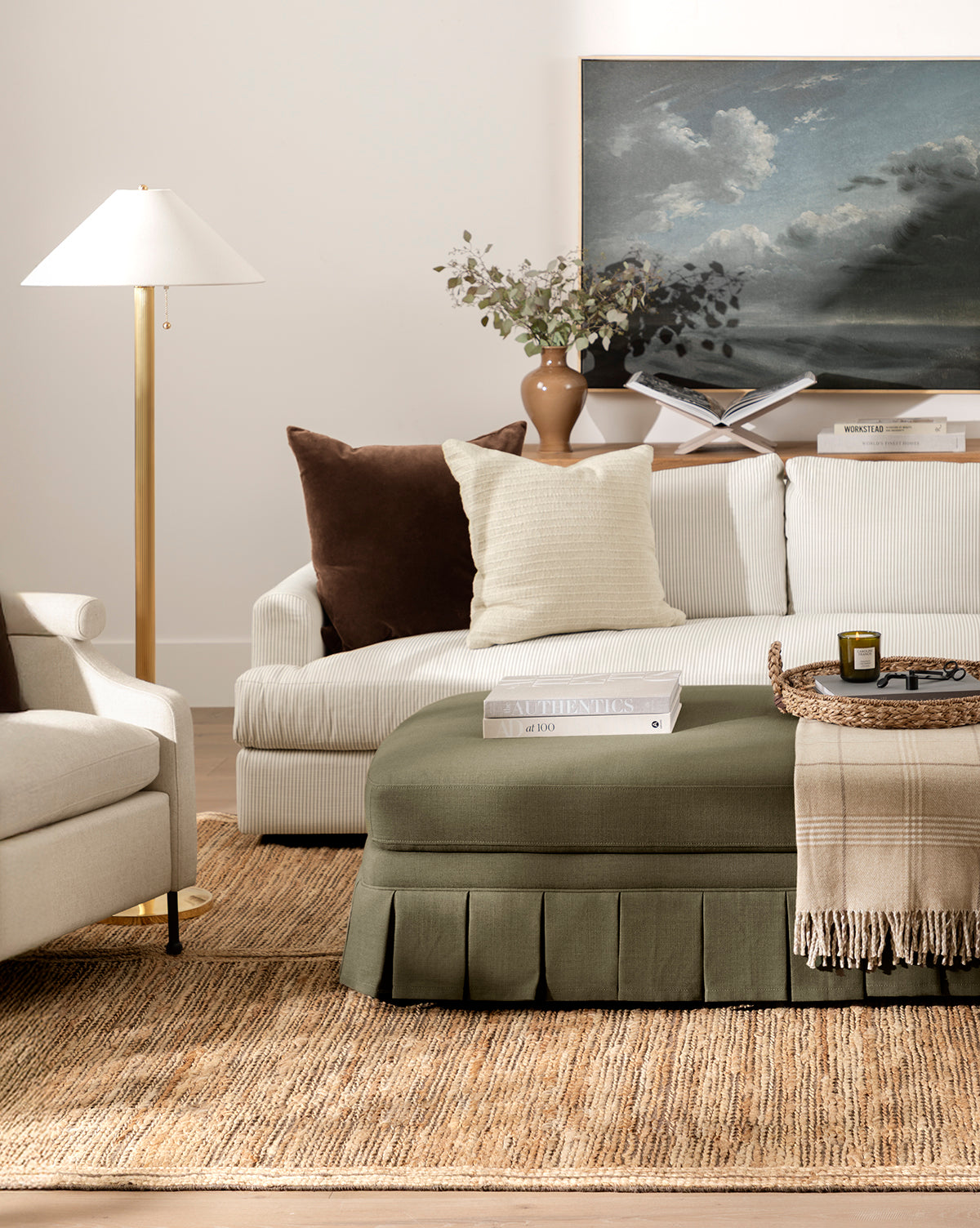 McGee & Co - Louisa Ottoman (Ready to Ship)