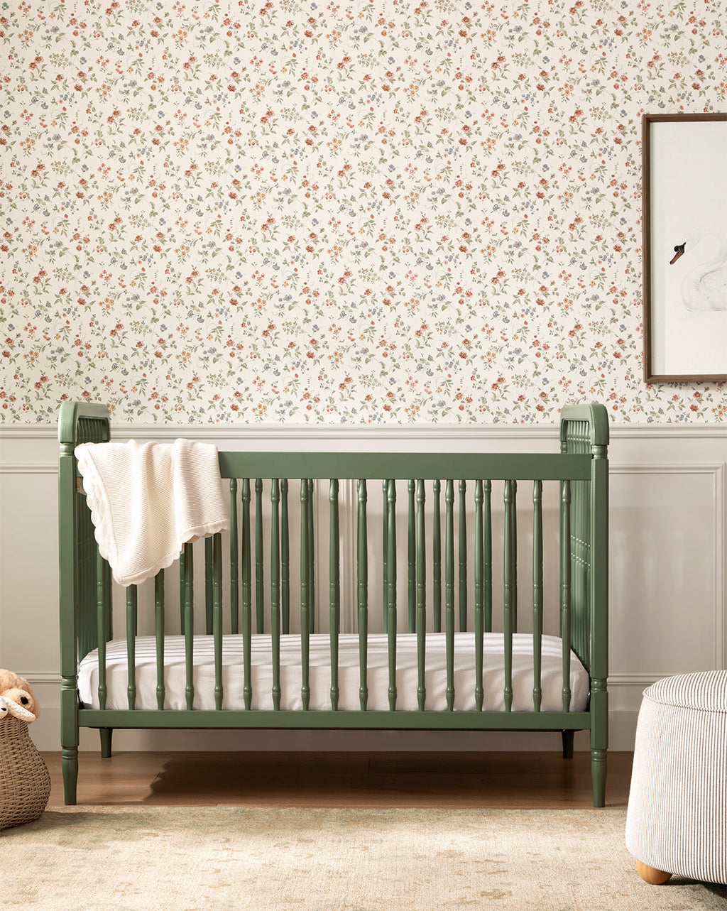 McGee & Co - Liberty Namesake 3 - in - 1 Convertible Spindle Crib w/Toddler Bed Conversion Kit