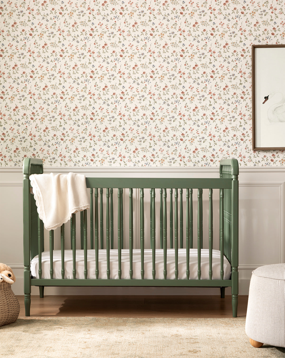 McGee & Co - Liberty Namesake 3 - in - 1 Convertible Spindle Crib w/Toddler Bed Conversion Kit