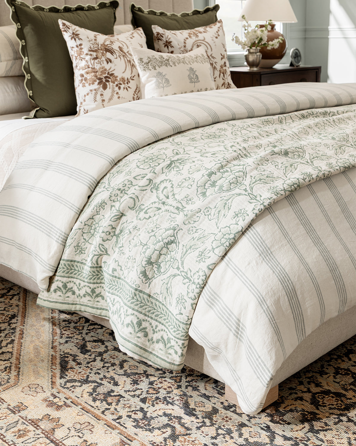 McGee & Co - Ellerby Linen Stripe Duvet Cover