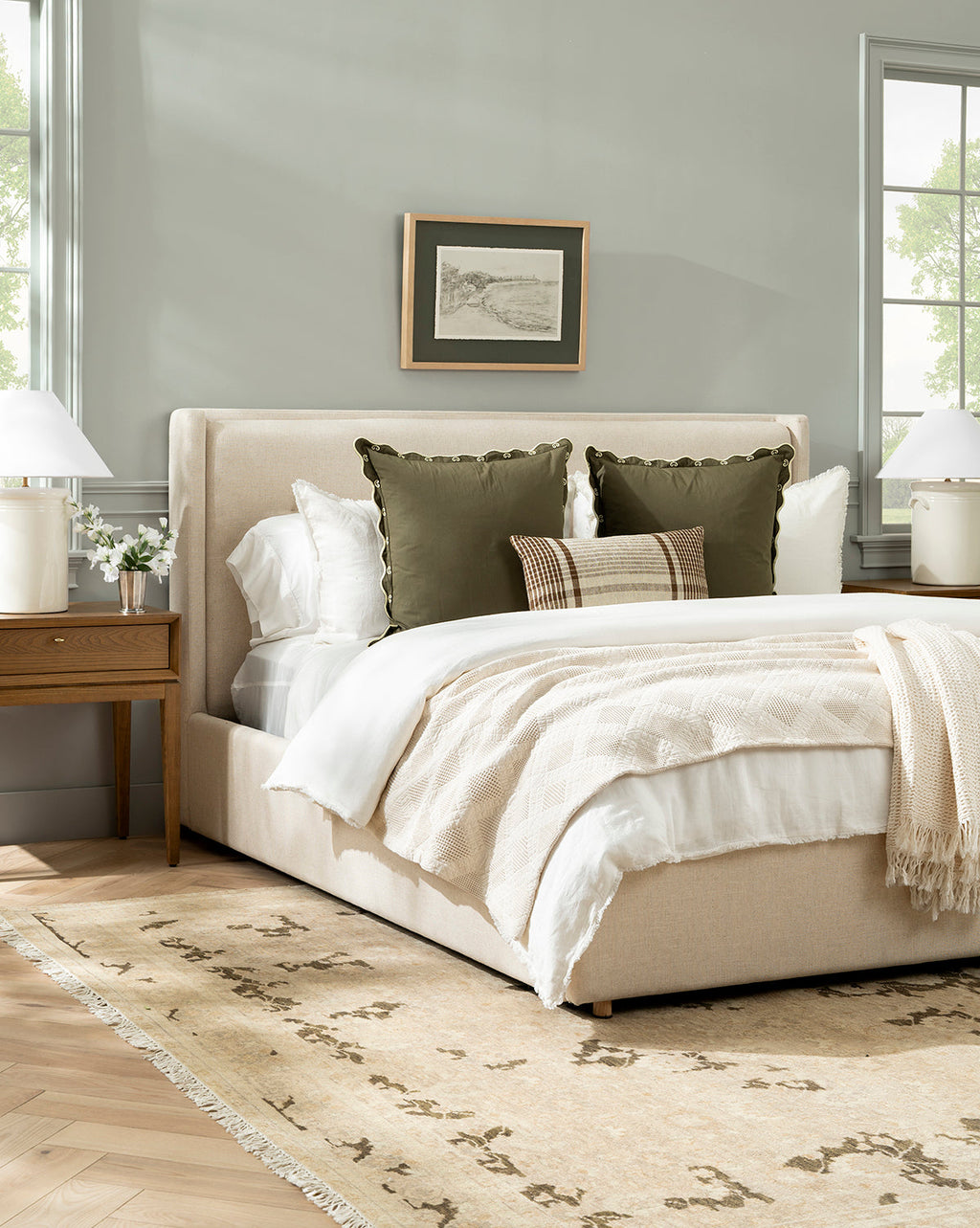 McGee & Co - Saville Linen Duvet Cover