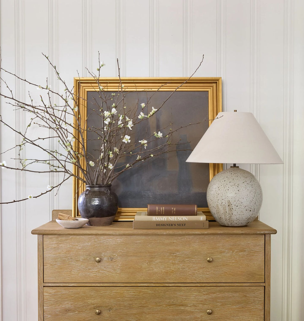 Amber Interiors - Dark Still Life Framed Print