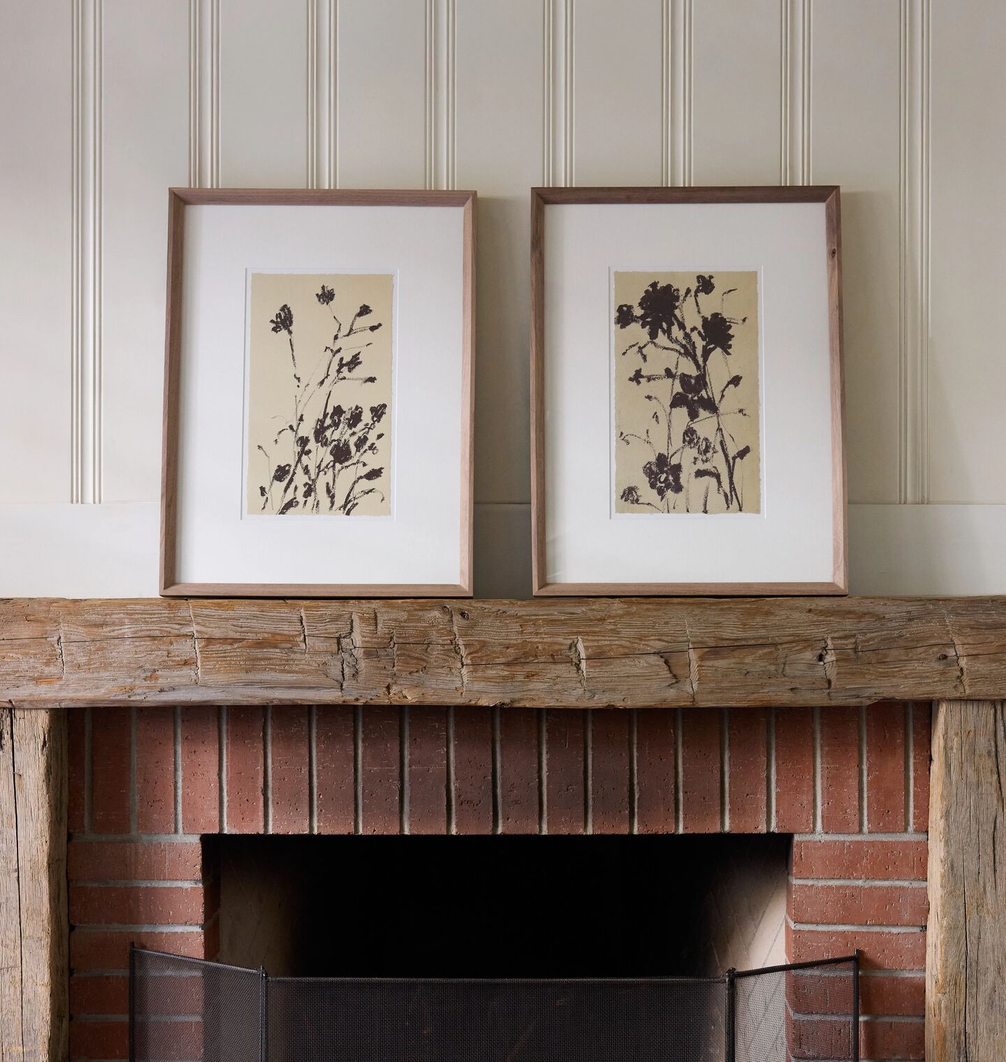 Amber Interiors - Meadow Rue No.8 Framed Print