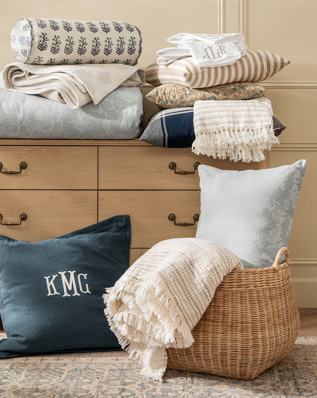 McGee & Co - Willa Striped Coverlet