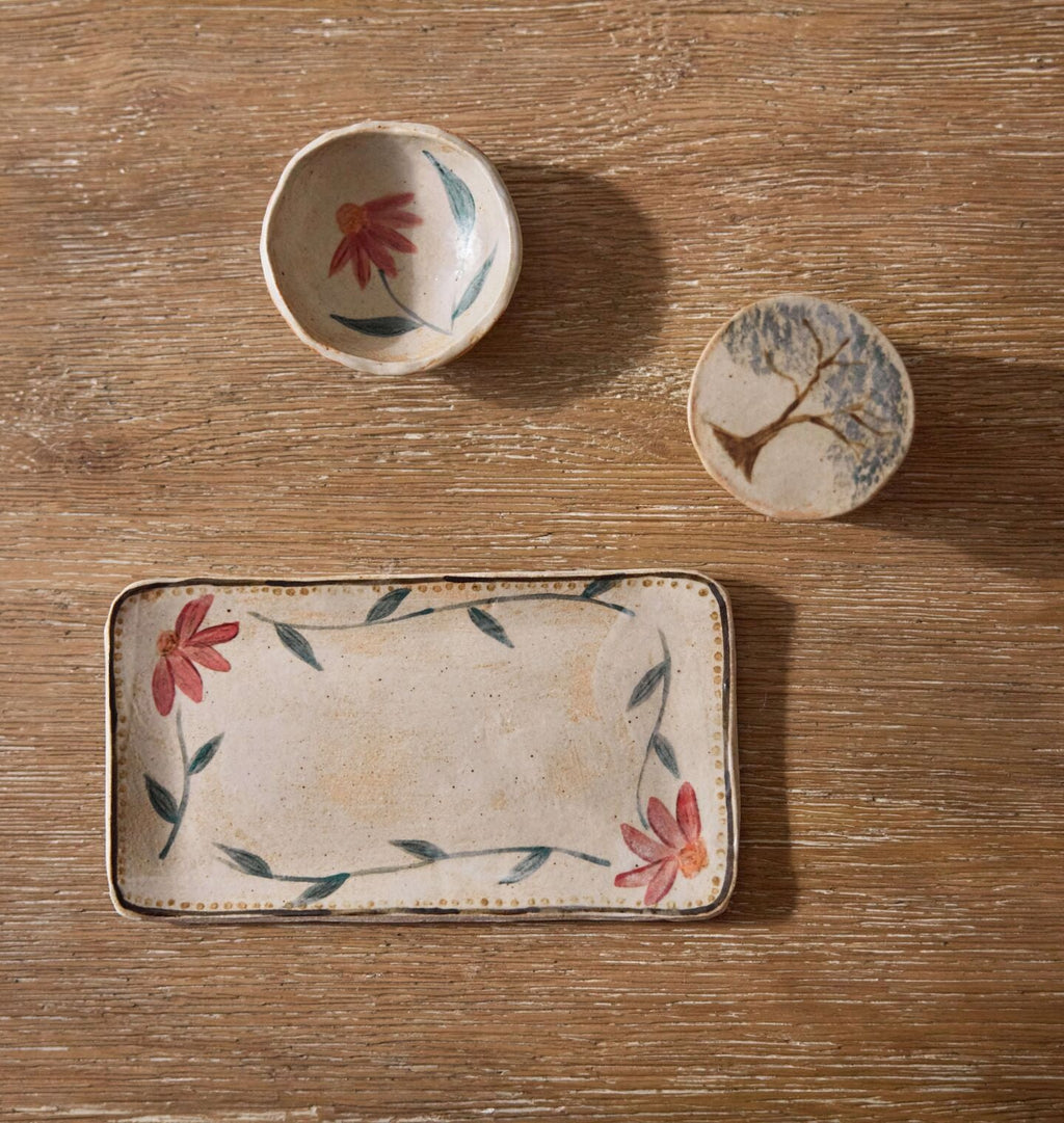 Amber Interiors - Echinacea Rectangle Catchall