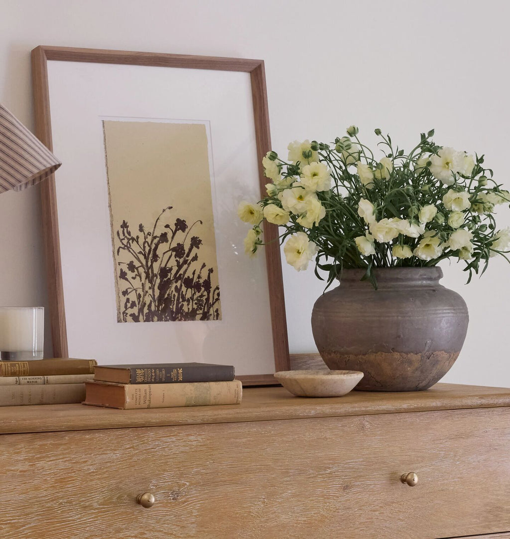 Amber Interiors - Meadow Rue No.7 Framed Print