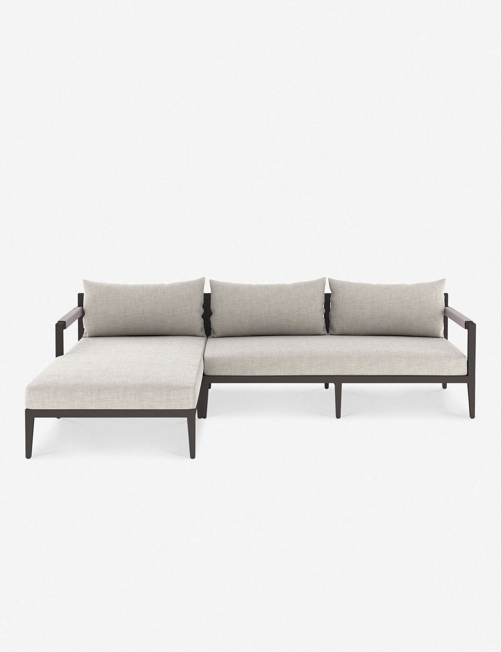 Lulu and Georgia - Cadenza Indoor / Outdoor Metal Sectional Sofa