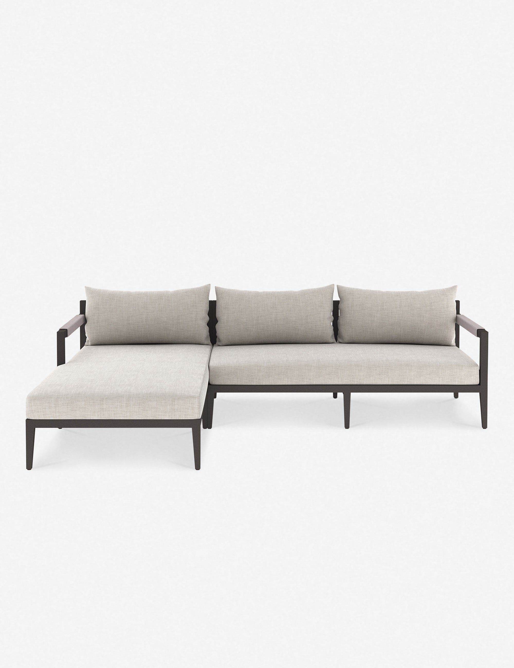 Lulu and Georgia - Cadenza Indoor / Outdoor Metal Sectional Sofa
