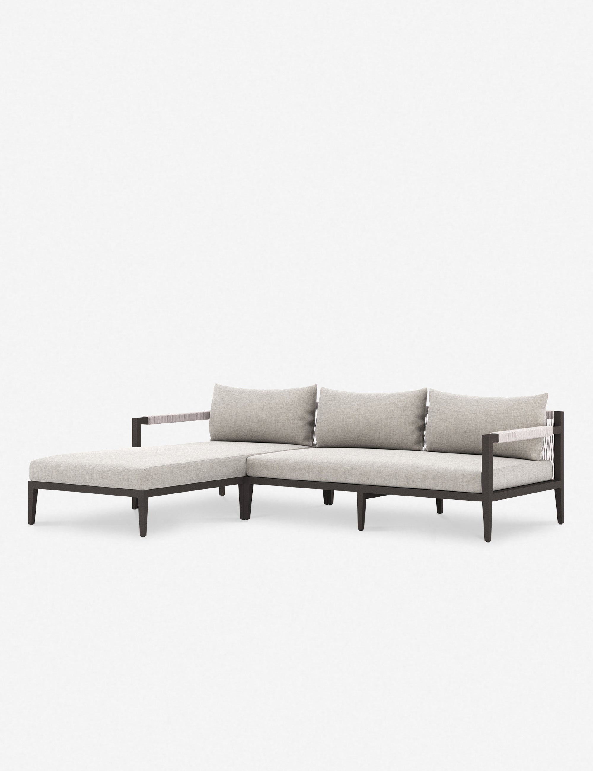 Lulu and Georgia - Cadenza Indoor / Outdoor Metal Sectional Sofa