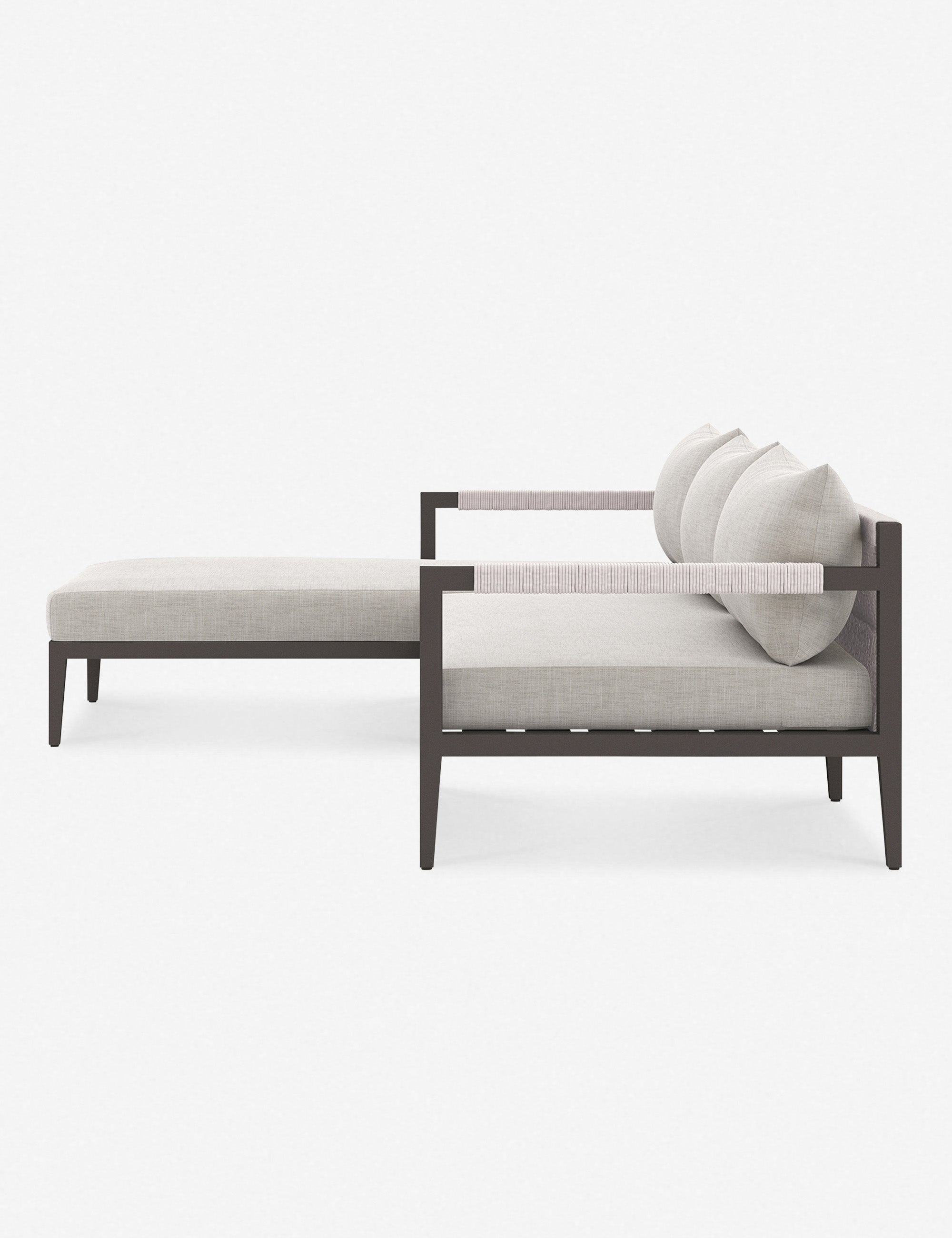 Lulu and Georgia - Cadenza Indoor / Outdoor Metal Sectional Sofa