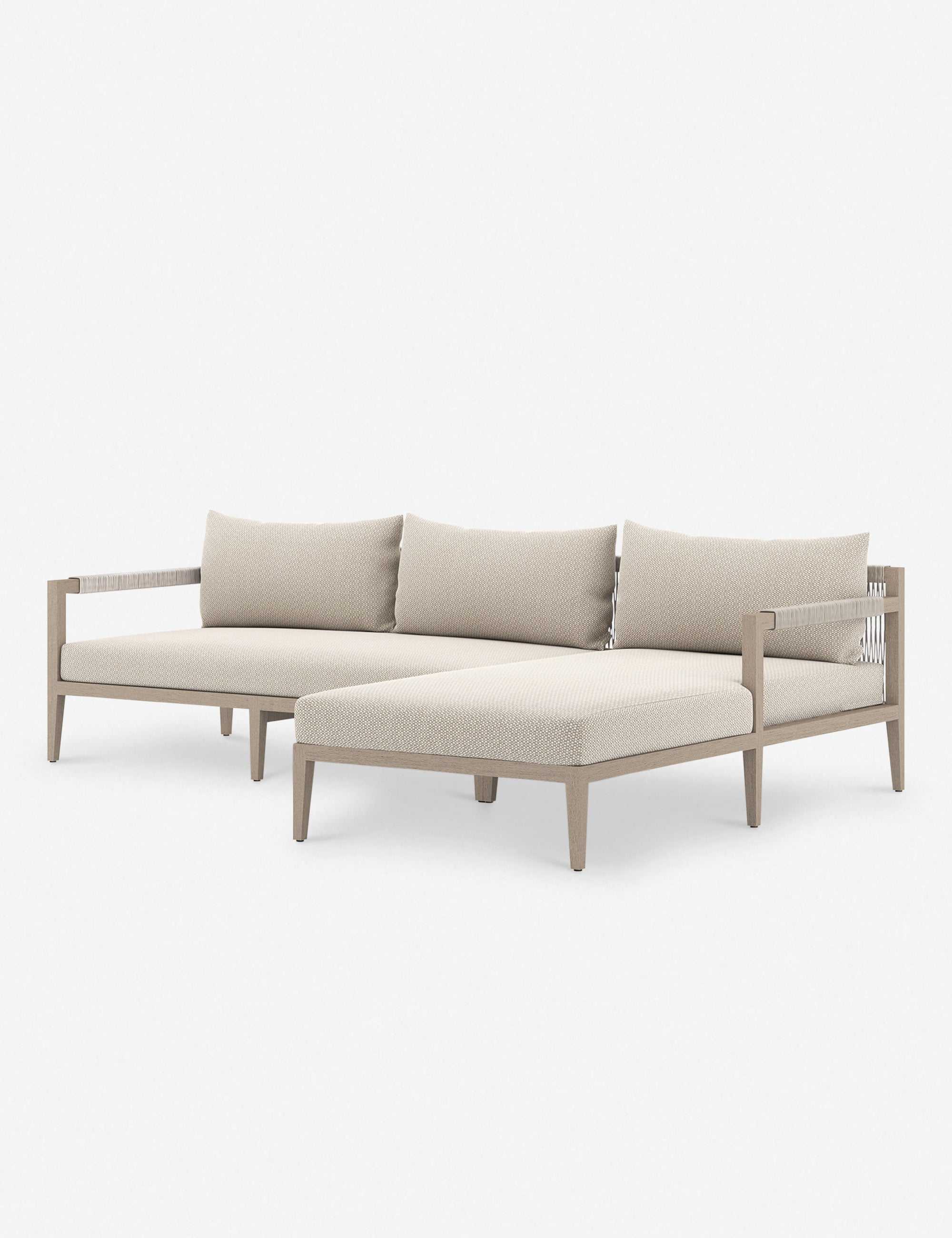 Lulu and Georgia - Cadenza Indoor / Outdoor Teak Sectional Sofa