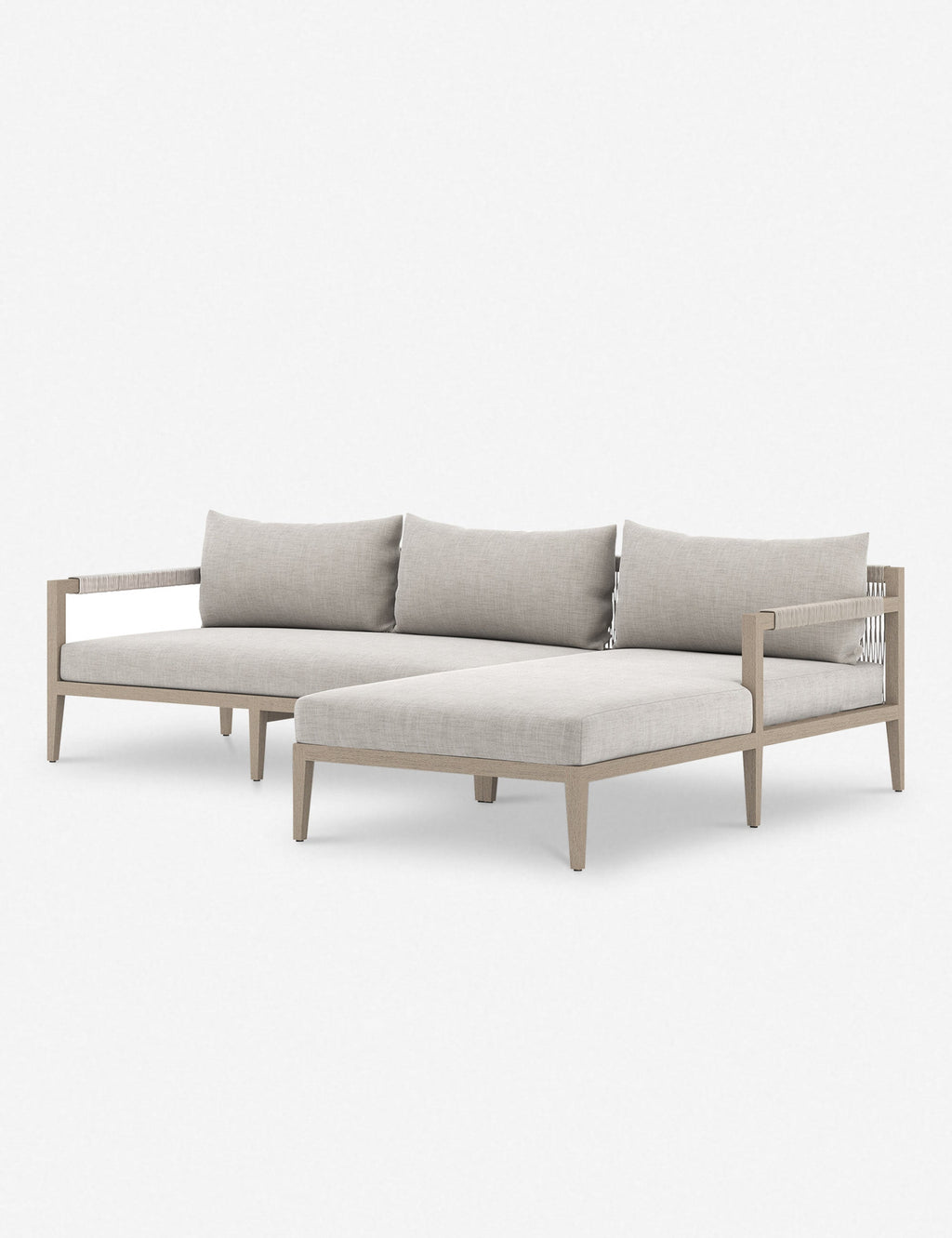 Lulu and Georgia - Cadenza Indoor / Outdoor Teak Sectional Sofa