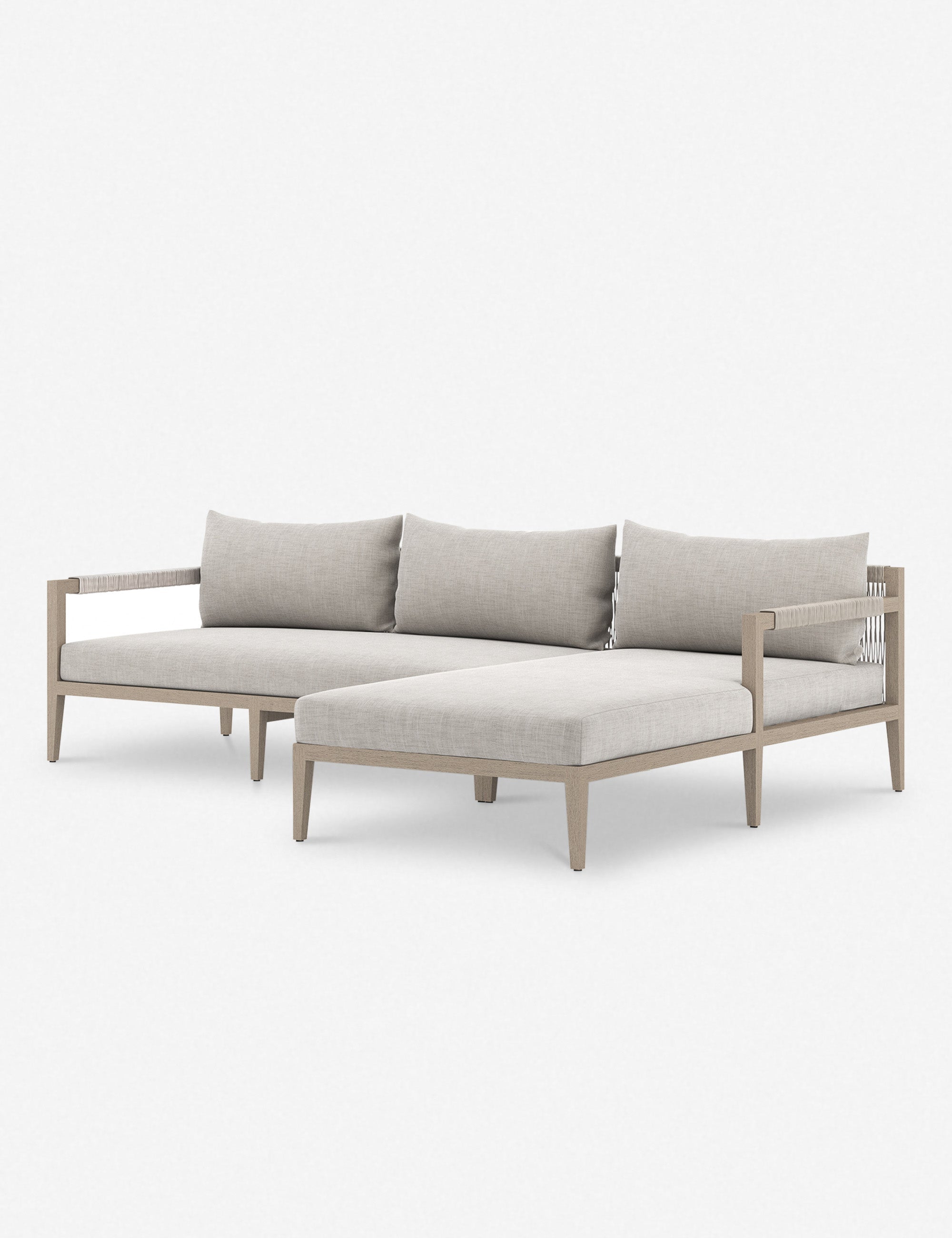 Lulu and Georgia - Cadenza Indoor / Outdoor Teak Sectional Sofa