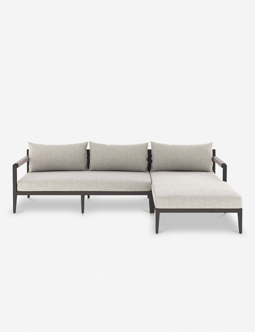 Lulu and Georgia - Cadenza Indoor / Outdoor Metal Sectional Sofa