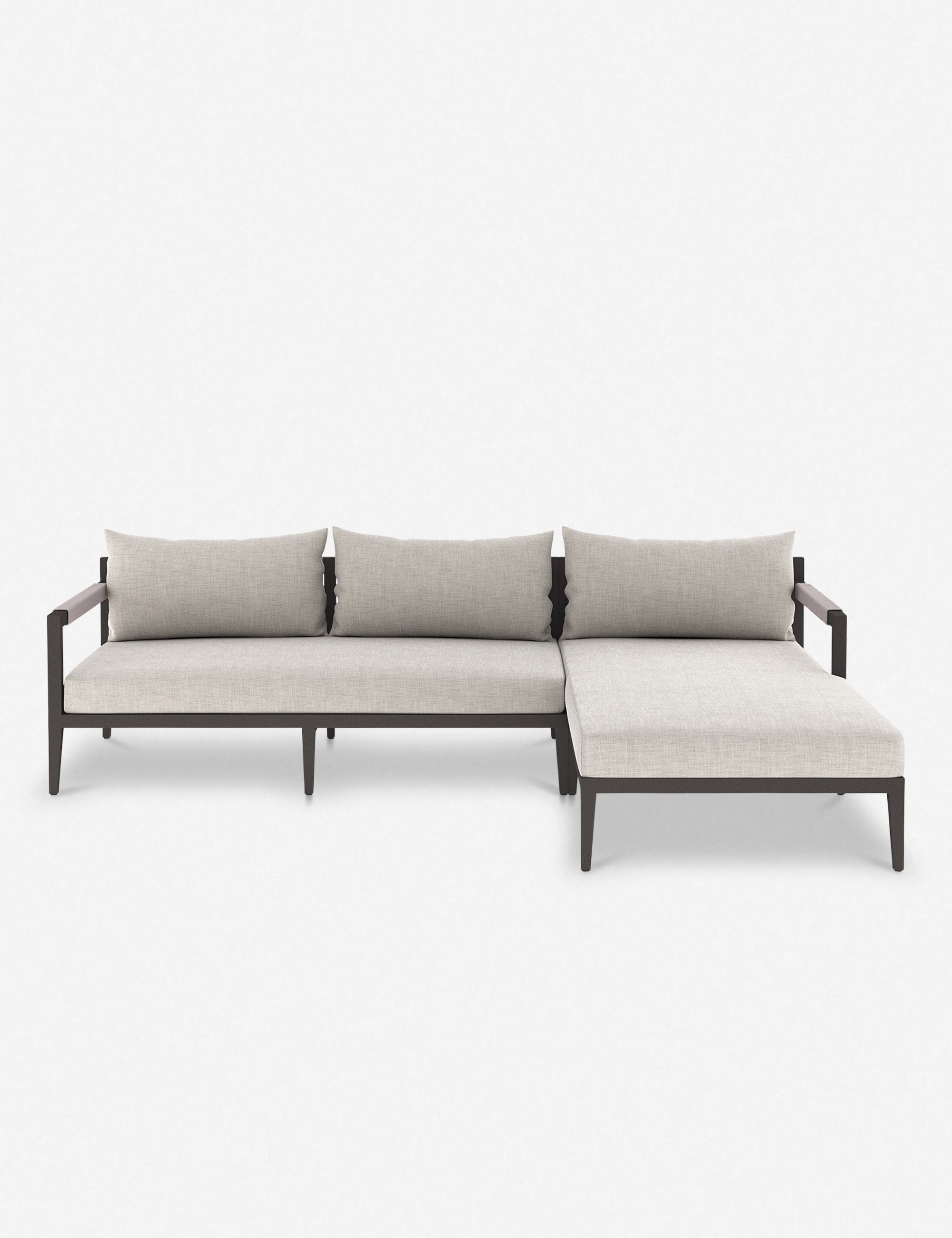 Lulu and Georgia - Cadenza Indoor / Outdoor Metal Sectional Sofa