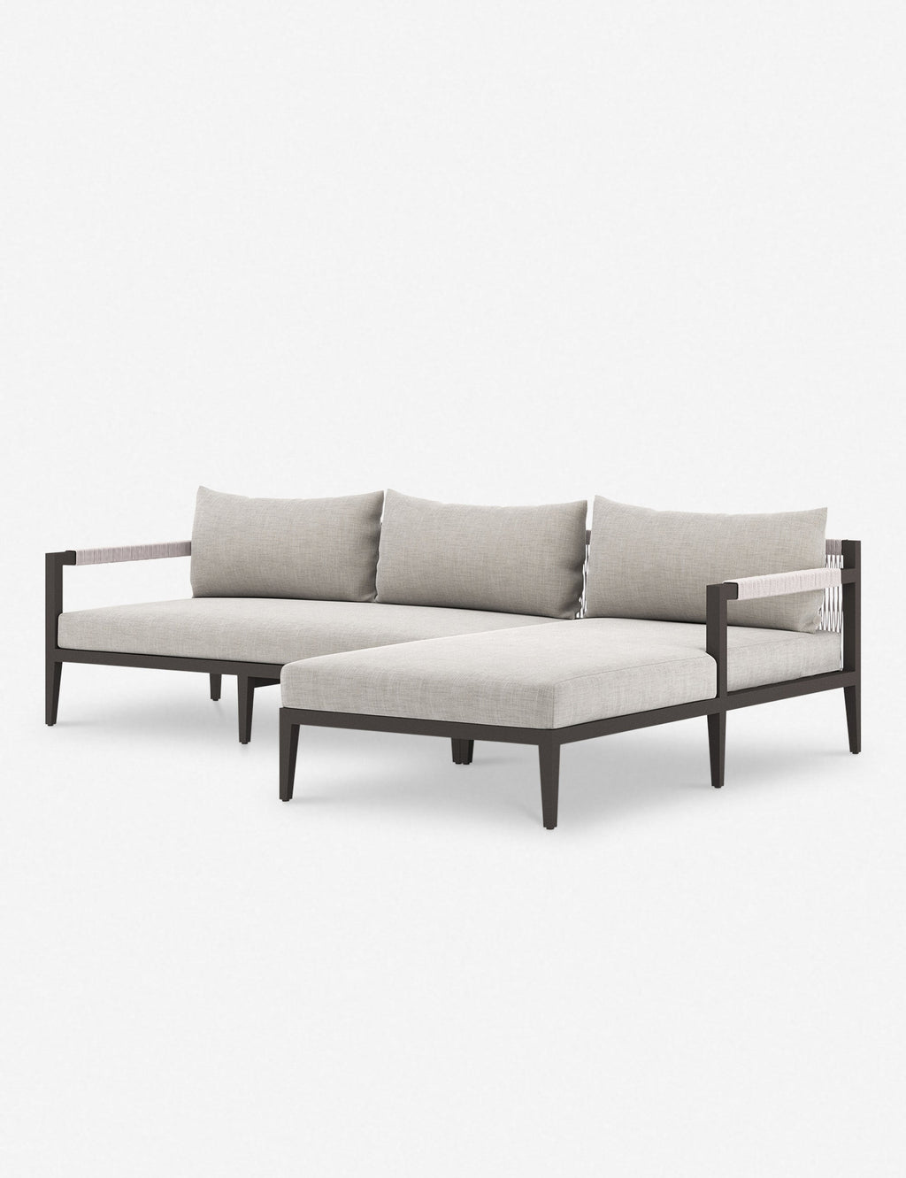 Lulu and Georgia - Cadenza Indoor / Outdoor Metal Sectional Sofa
