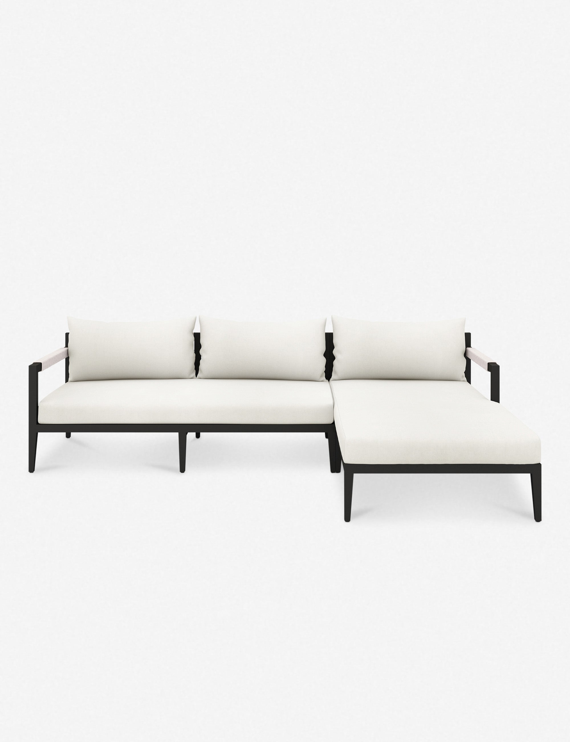 Lulu and Georgia - Cadenza Indoor / Outdoor Metal Sectional Sofa