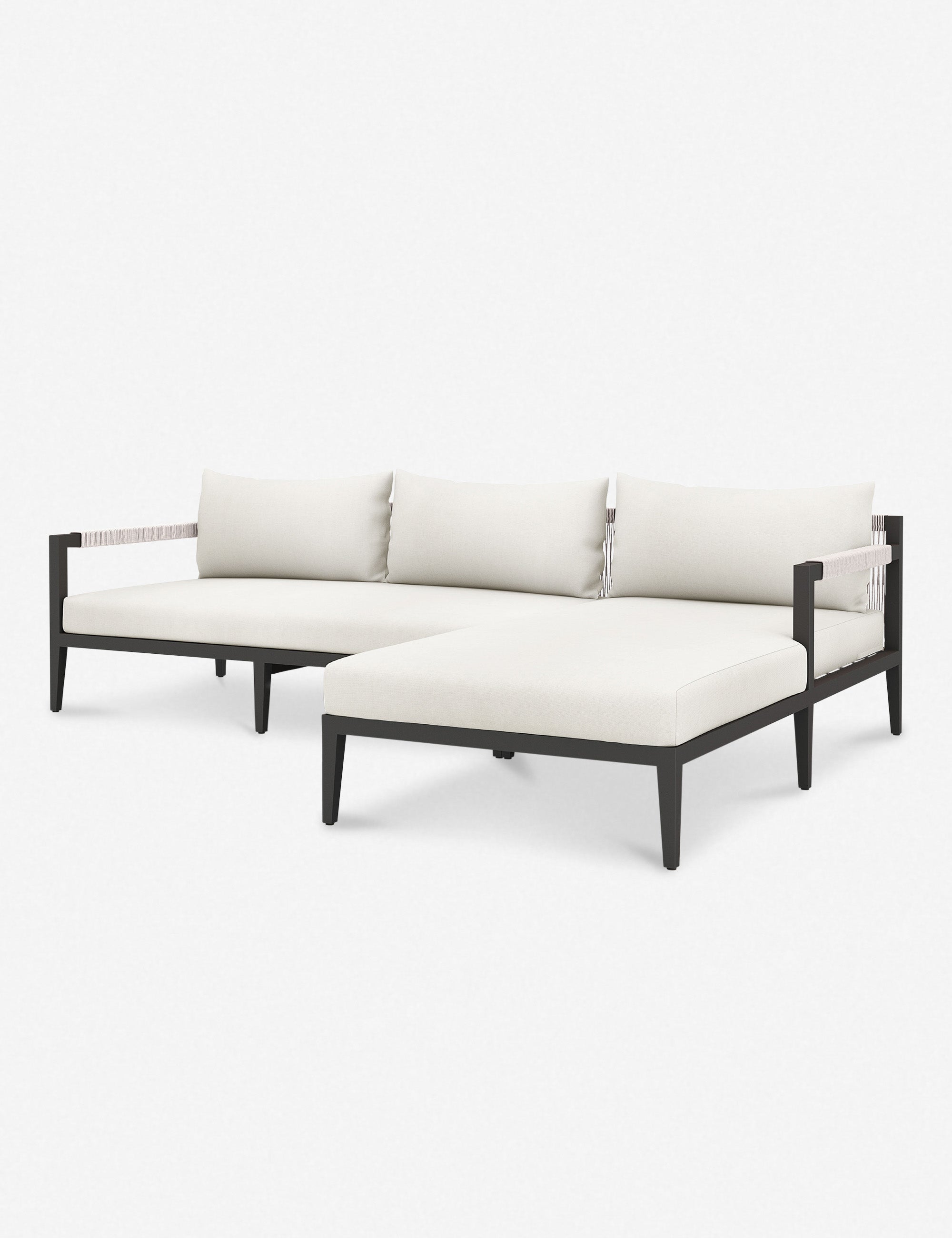 Lulu and Georgia - Cadenza Indoor / Outdoor Metal Sectional Sofa