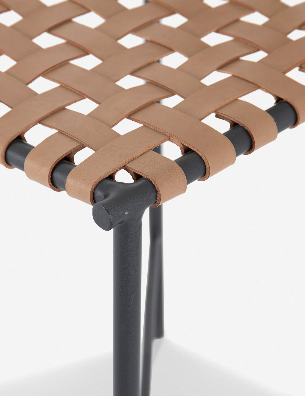 Lulu and Georgia - Open Box: Daniel Leather Counter Stool