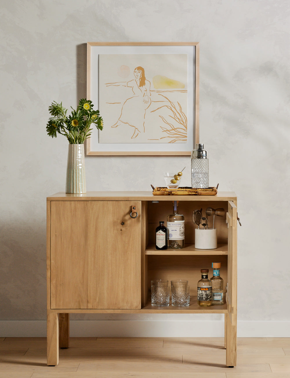 Lulu and Georgia - Beckett Bar Cabinet