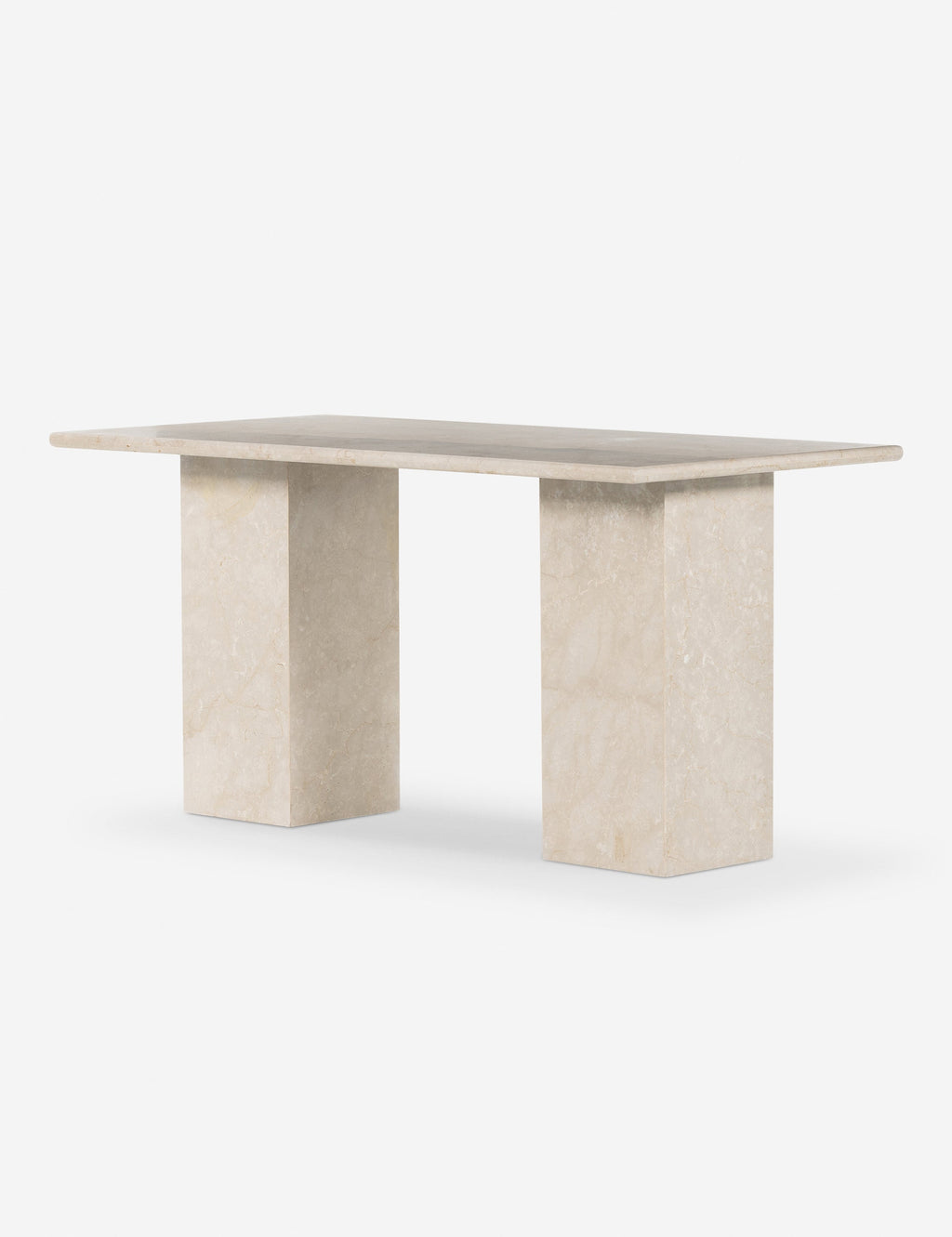 Lulu and Georgia - Open Box: Leonel Desk, Cream Marble