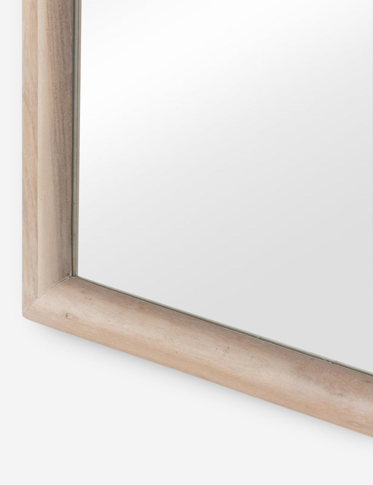 Lulu and Georgia - Open Box: Ava Full Length Mirror, Whitewash Acacia