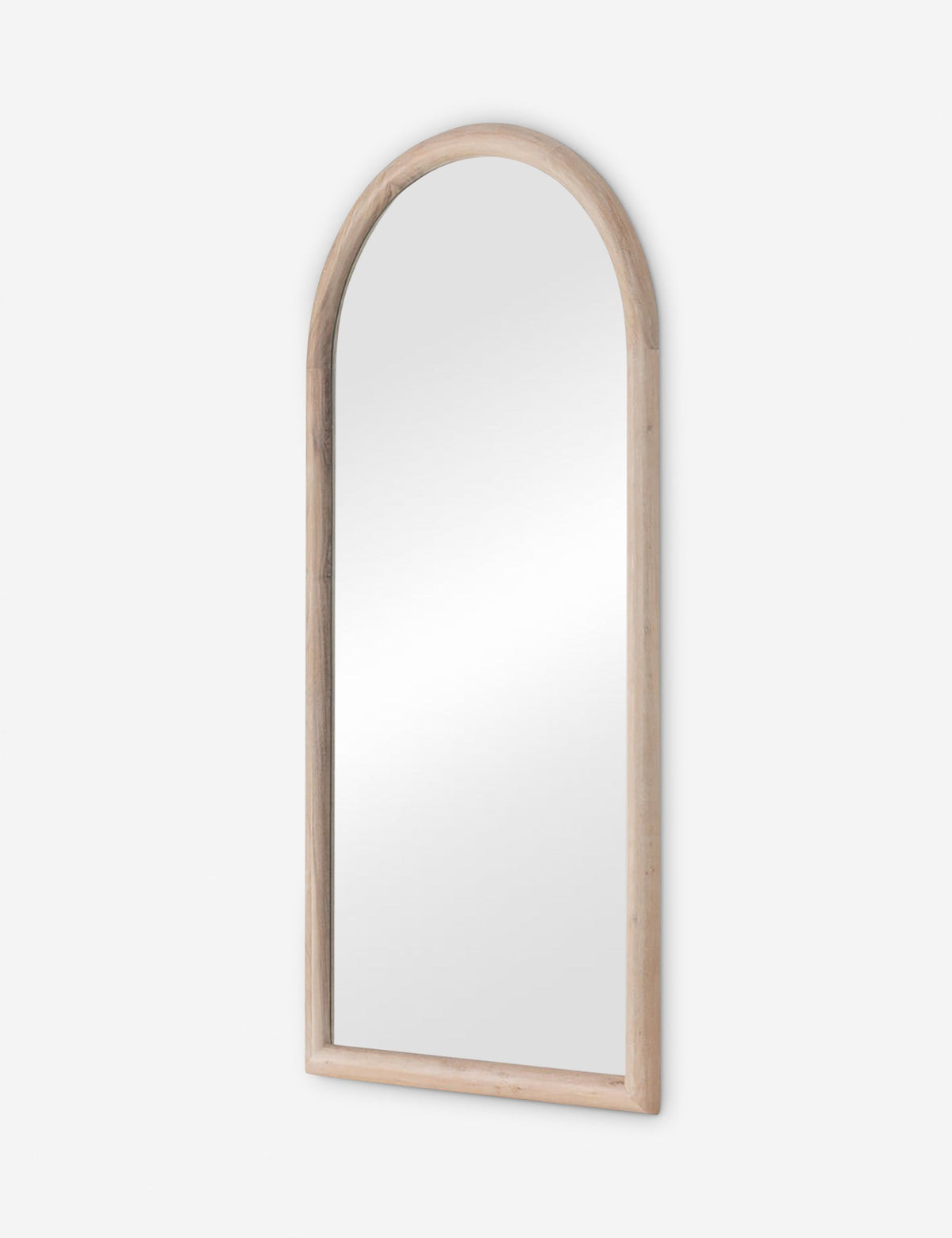Lulu and Georgia - Open Box: Ava Full Length Mirror, Whitewash Acacia