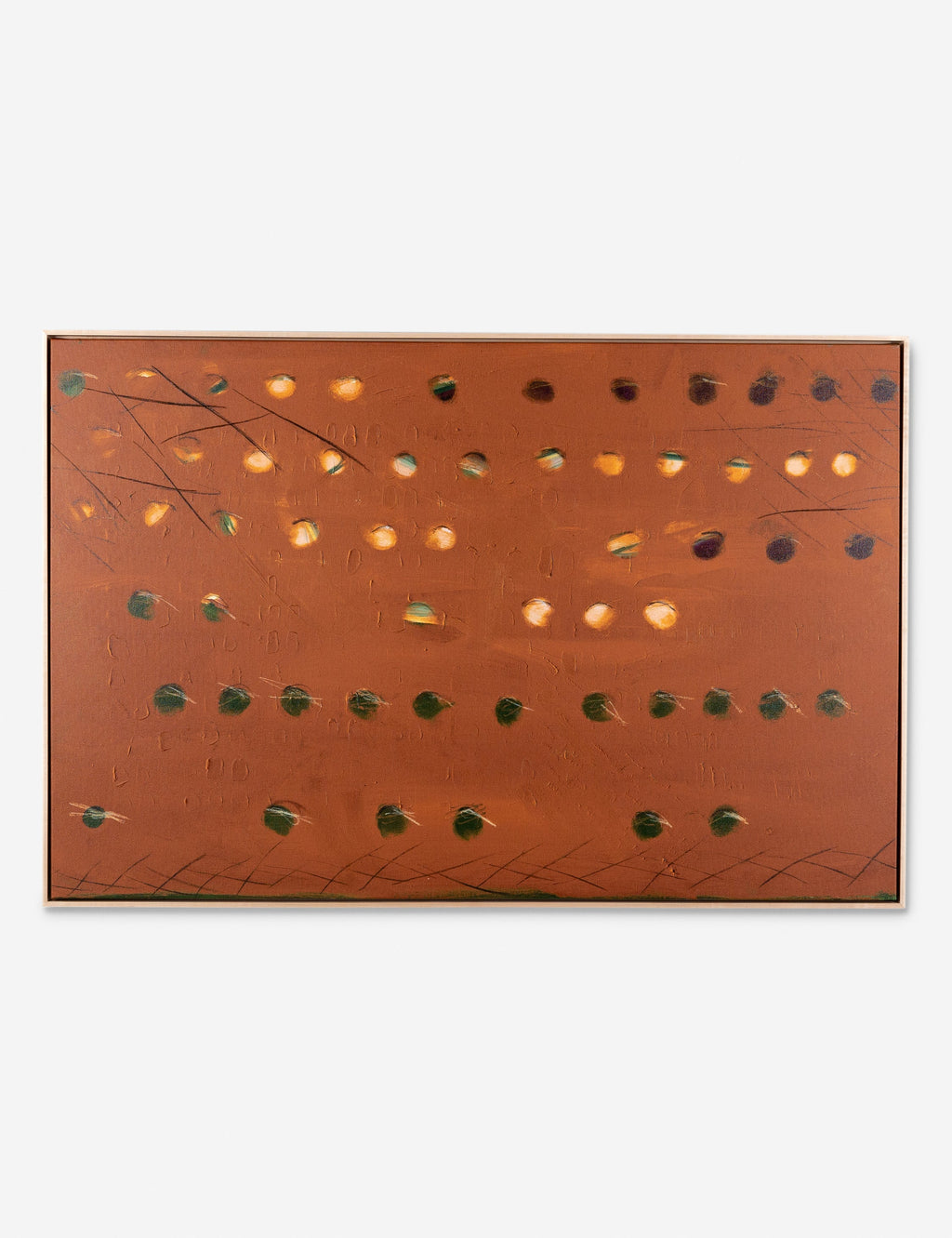 Lulu and Georgia - X Spot Rust Wall Art by Jamie Beckwith