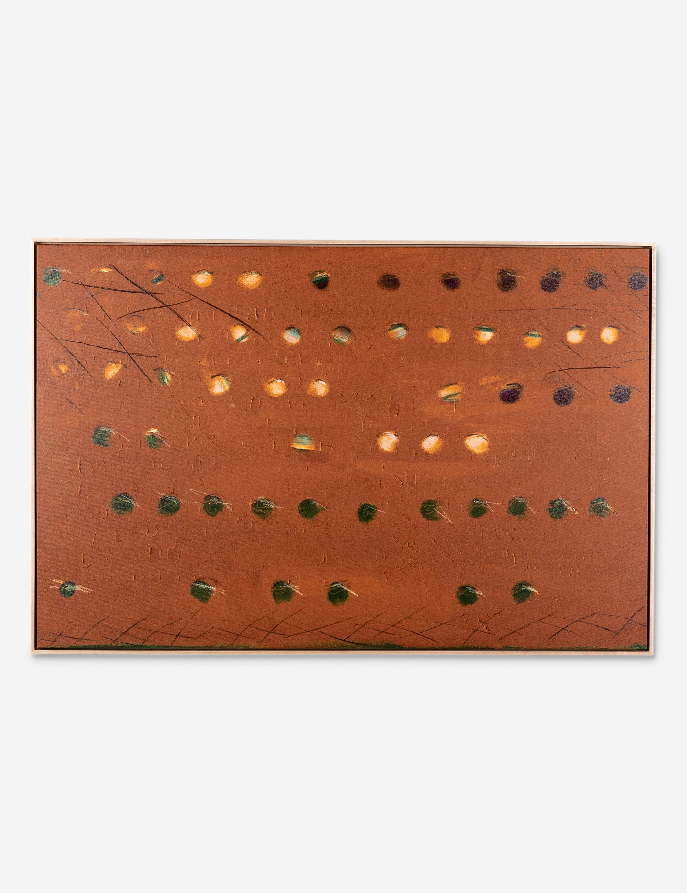 Lulu and Georgia - X Spot Rust Wall Art by Jamie Beckwith