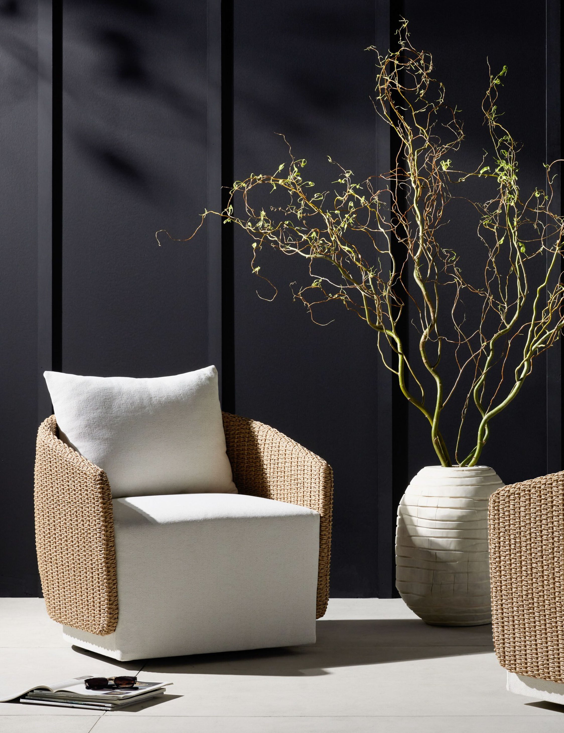 Lulu and Georgia - Tennille Indoor / Outdoor Swivel Chair