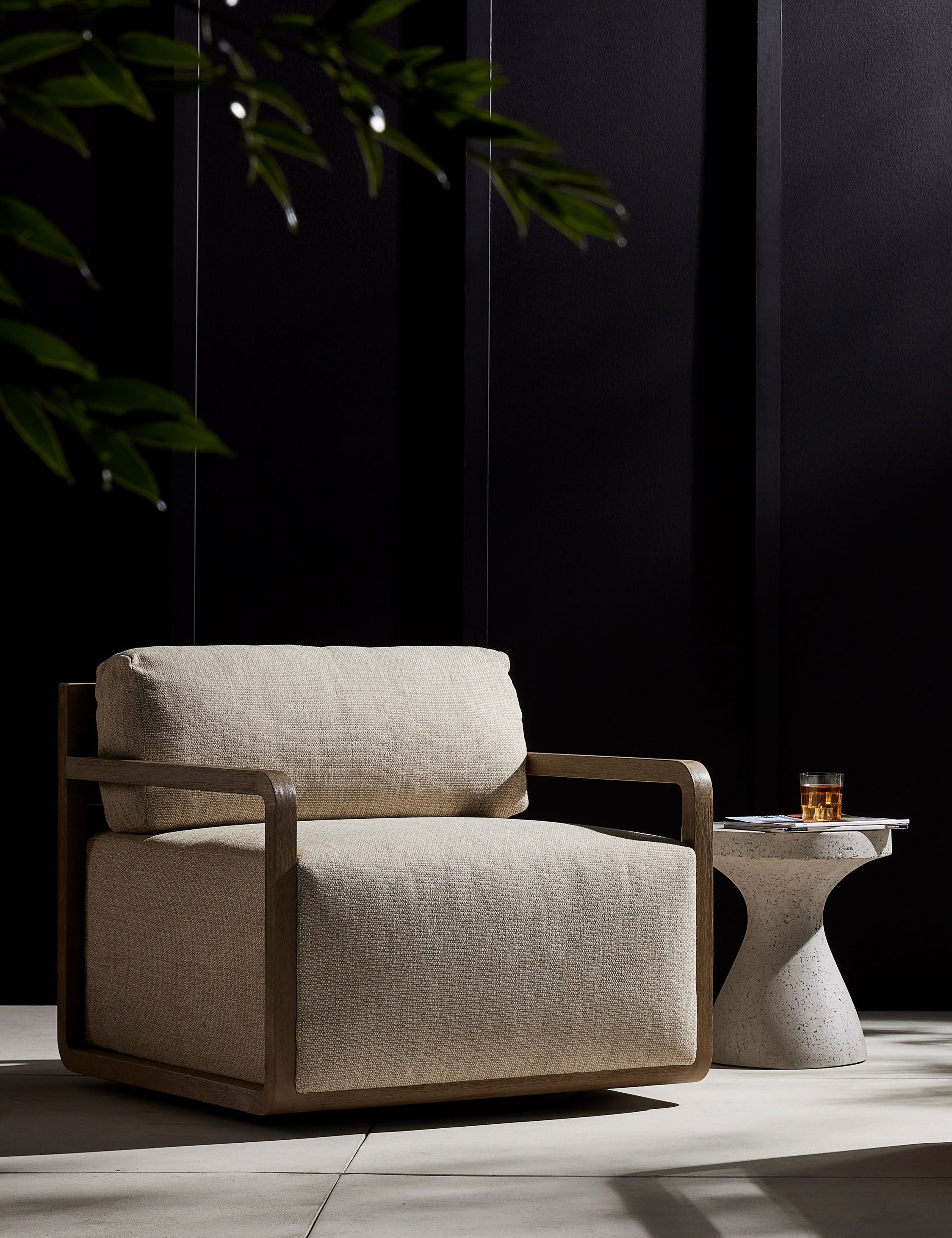 Lulu and Georgia - Tamika Indoor / Outdoor Swivel Chair