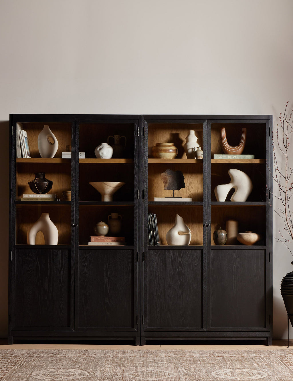 Lulu and Georgia - Carly Double Curio Cabinet