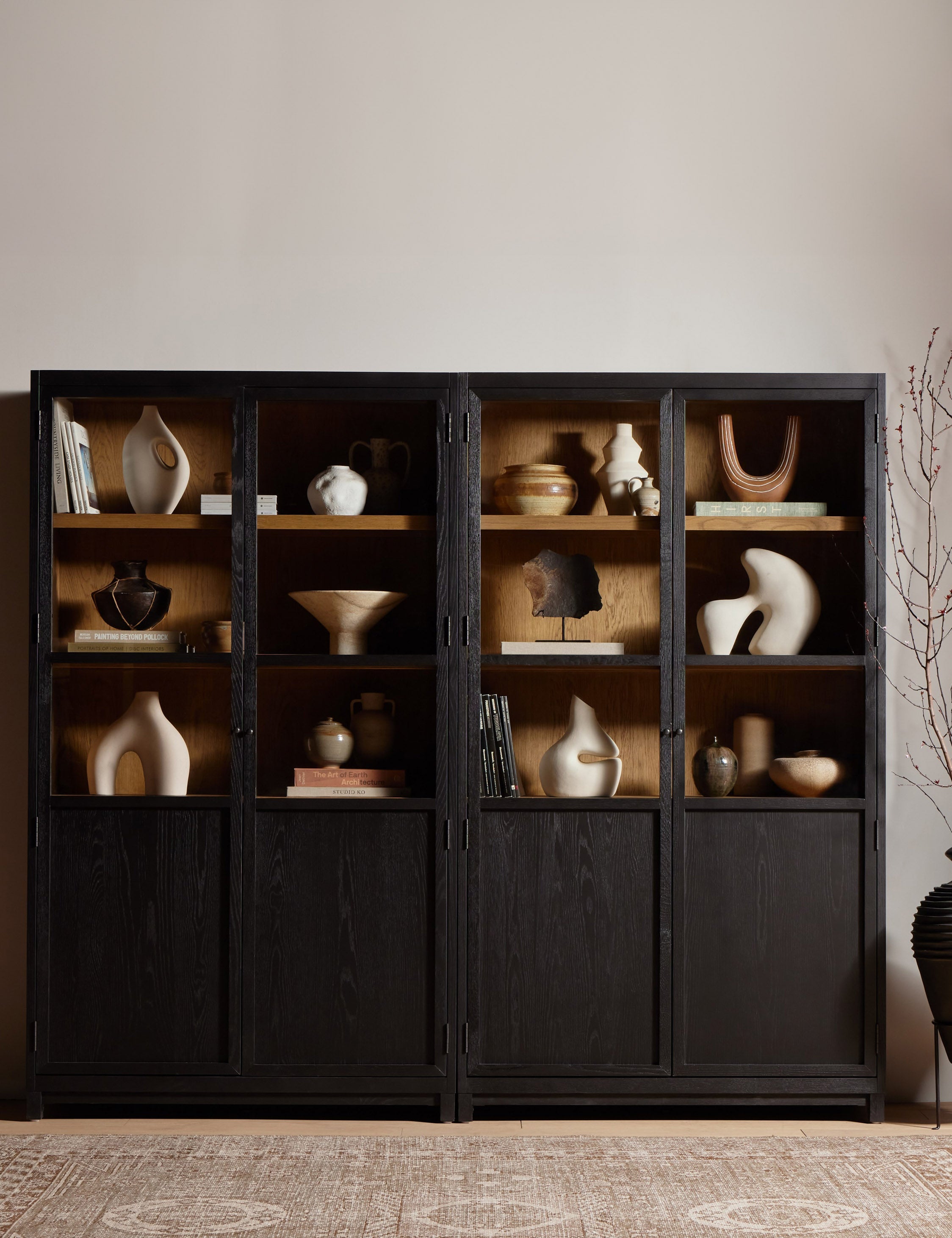 Lulu and Georgia - Carly Double Curio Cabinet