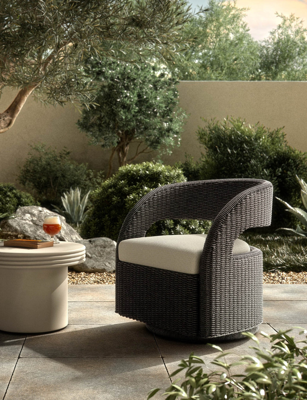 Lulu and Georgia - Delacroix Indoor / Outdoor Swivel Chair