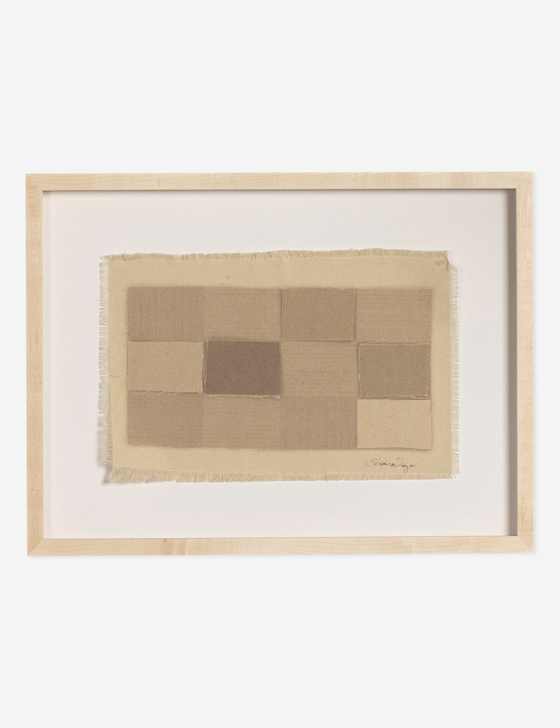 Lulu and Georgia - Checkered Earth Tones Wall Art by Shaina Page