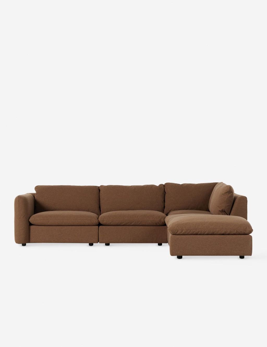 Lulu and Georgia - Verbena 4-Piece Sectional Sofa With Ottoman
